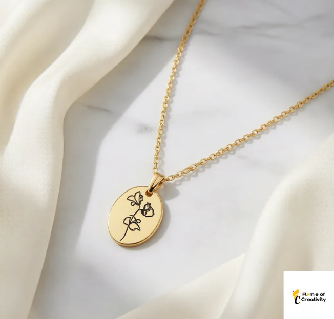April Daisy Birth Flower Necklace Delicate Floral Pendant Jewelry for Women